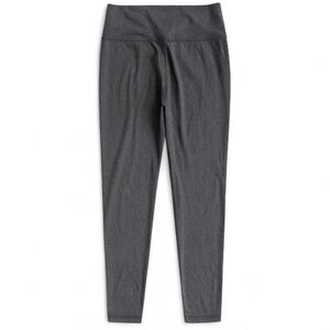 Adidas High Rise Heather Gray Stretch Active Leggings Hiking Running Gym Large